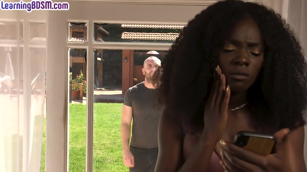 BDSM nympho bitch fucked in asshole by nice white cock