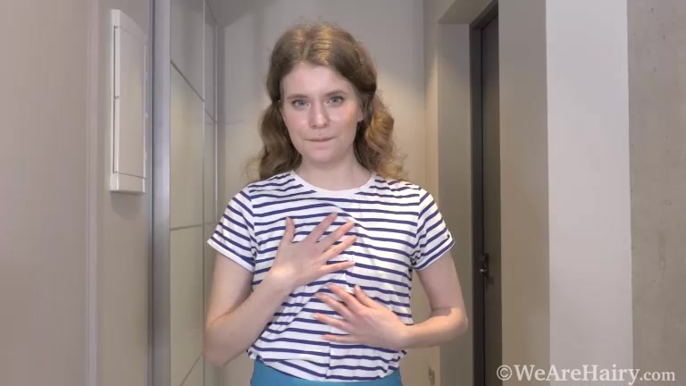 Emaza strips naked after finishing her chores