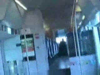 While riding the train i got horny and had to masturbate
