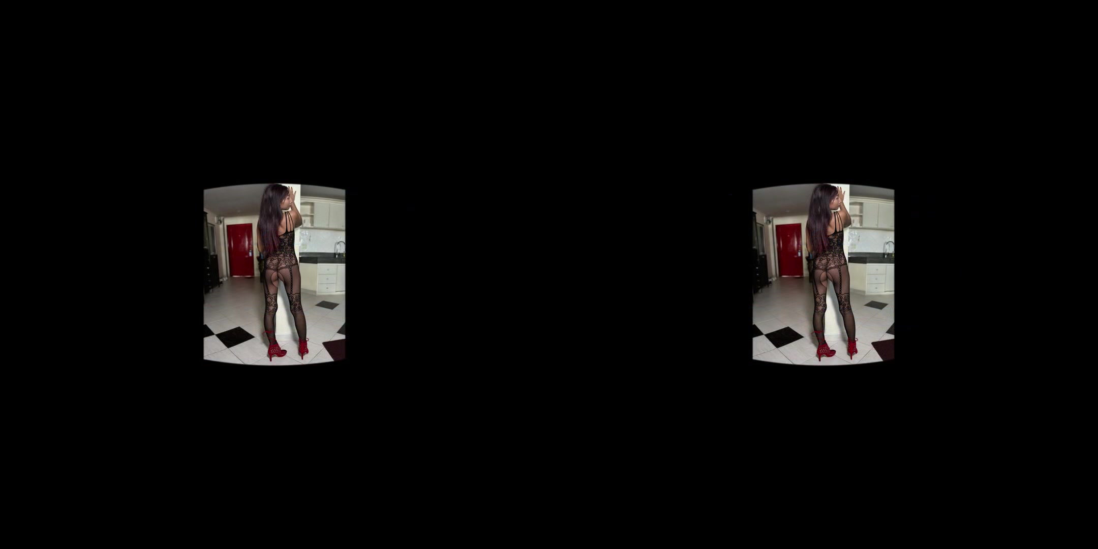 Skinny Asian High Heels Dance
