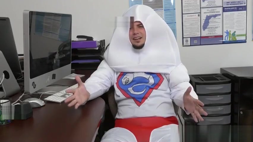 Doggystyled stud plowed by office hunks