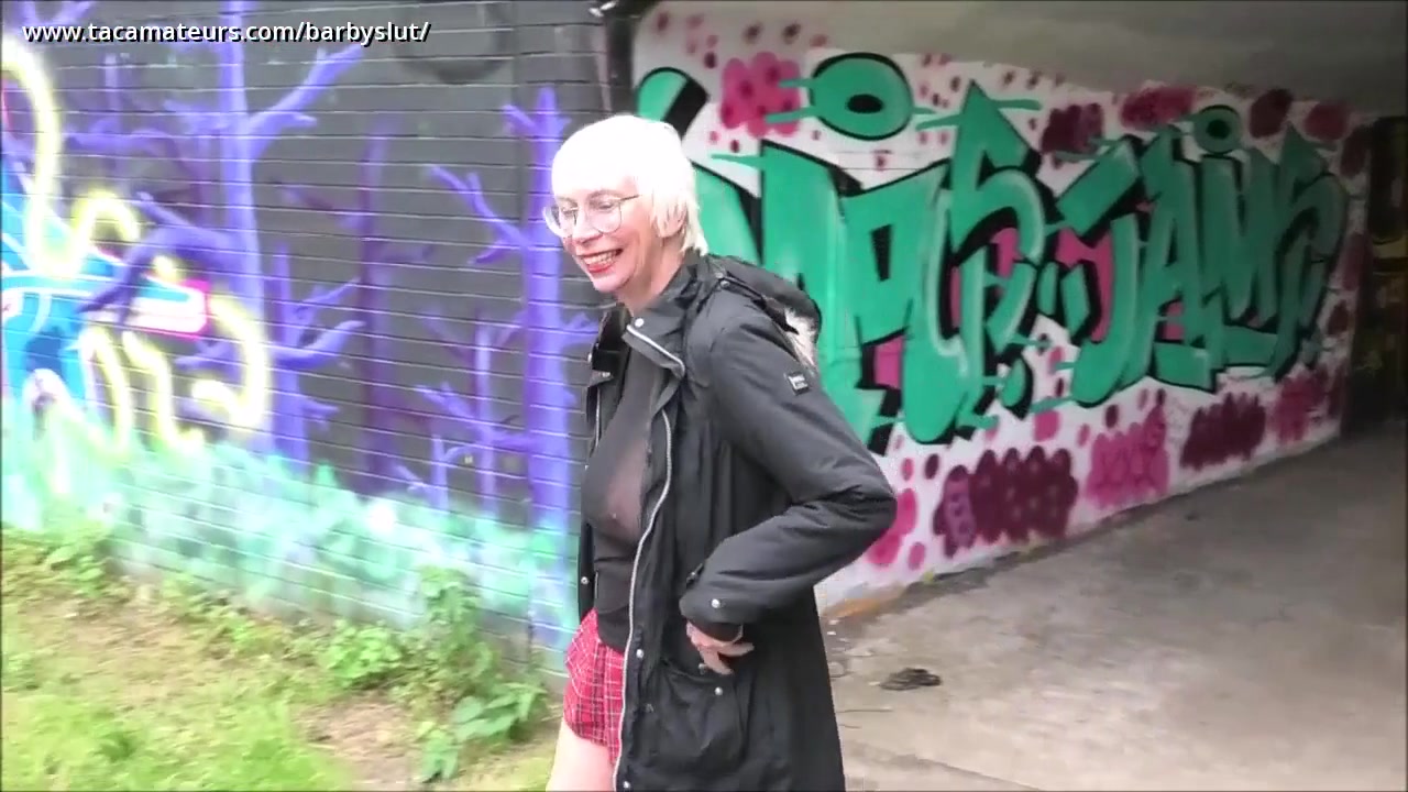 Flashing In Tights Outside