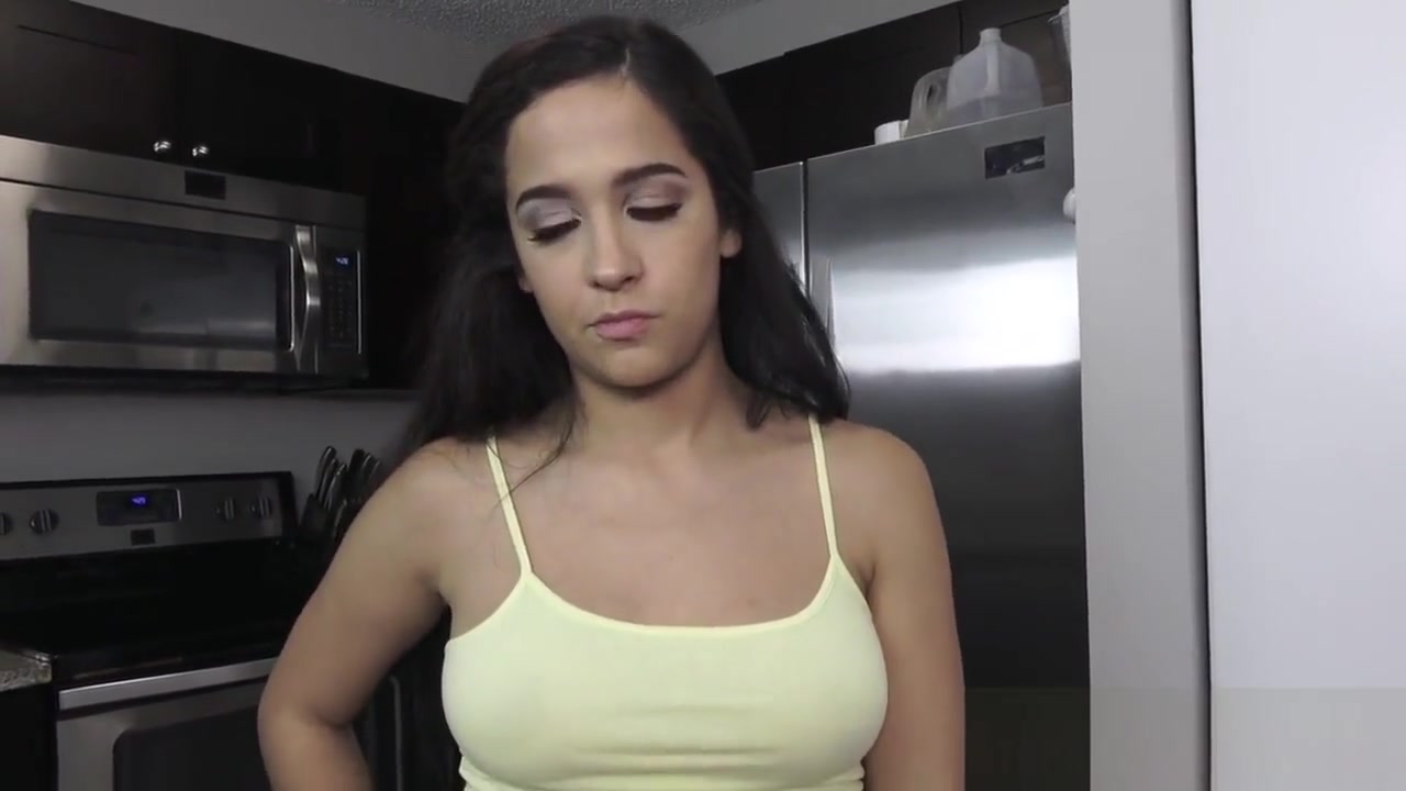 Horny stepsister tugging and sucking