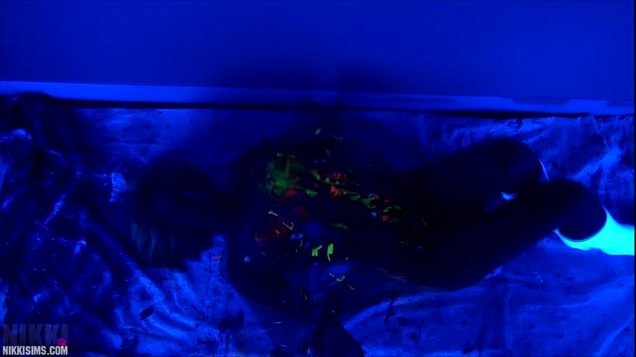 Black Light Body Paint video