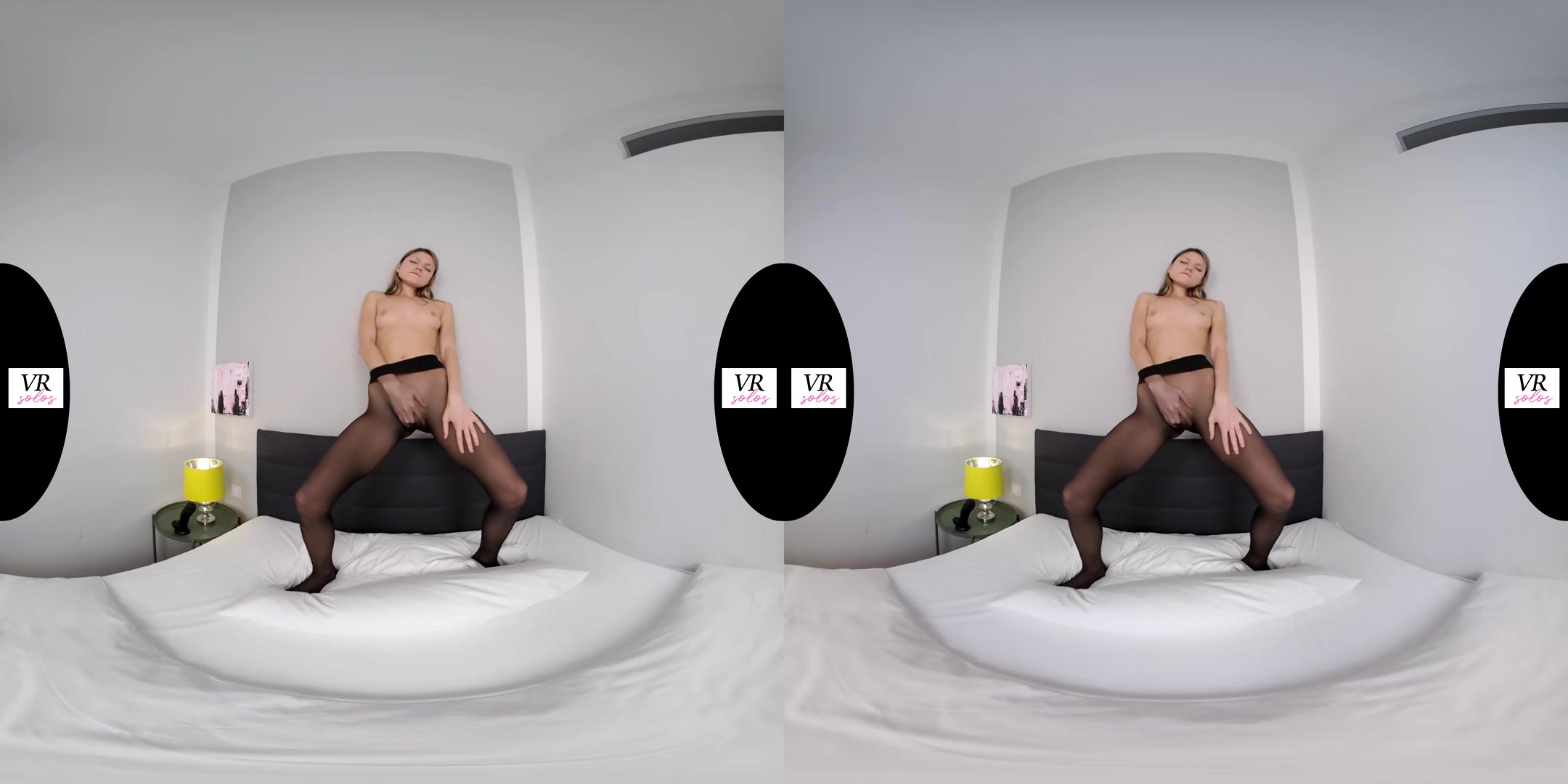 Huge Dildo Masturbation; Solo Masturbation Foot Fetish Pantyhose