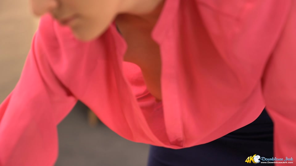 Gracie in Downblouse - DownblouseJerk