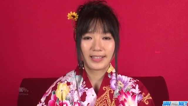 Chiharu craves for jizz to cover her entire pussy and a
