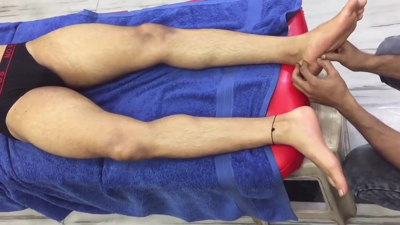 Hot Young lndian Man Body Massage