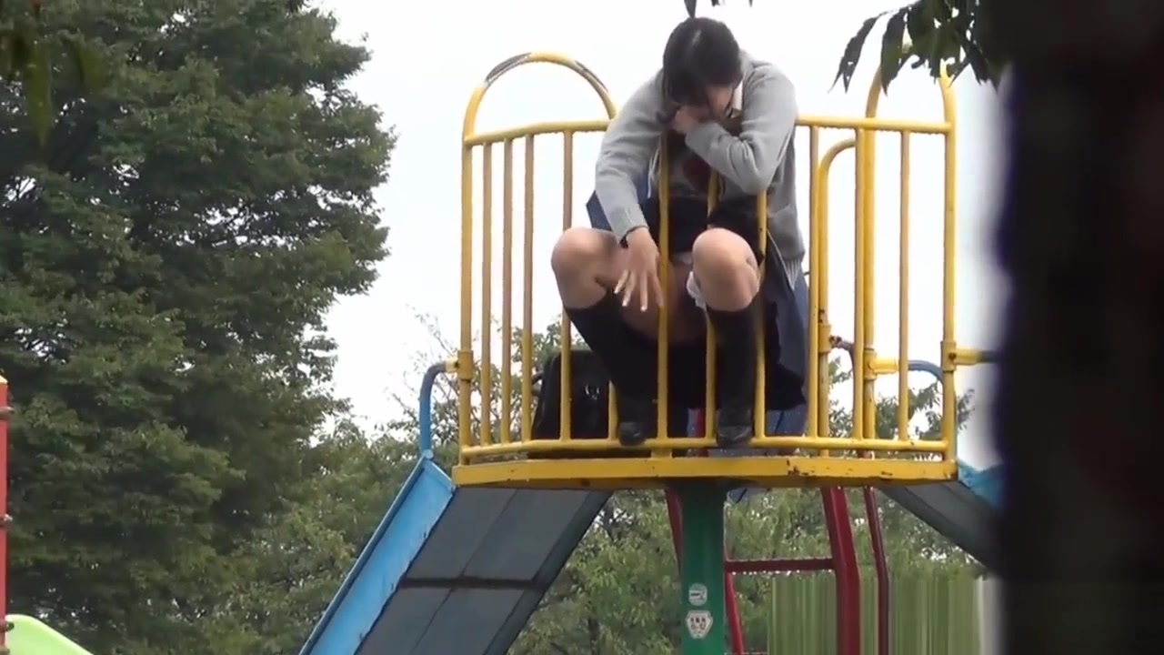 Naughty students 18+ Peeing