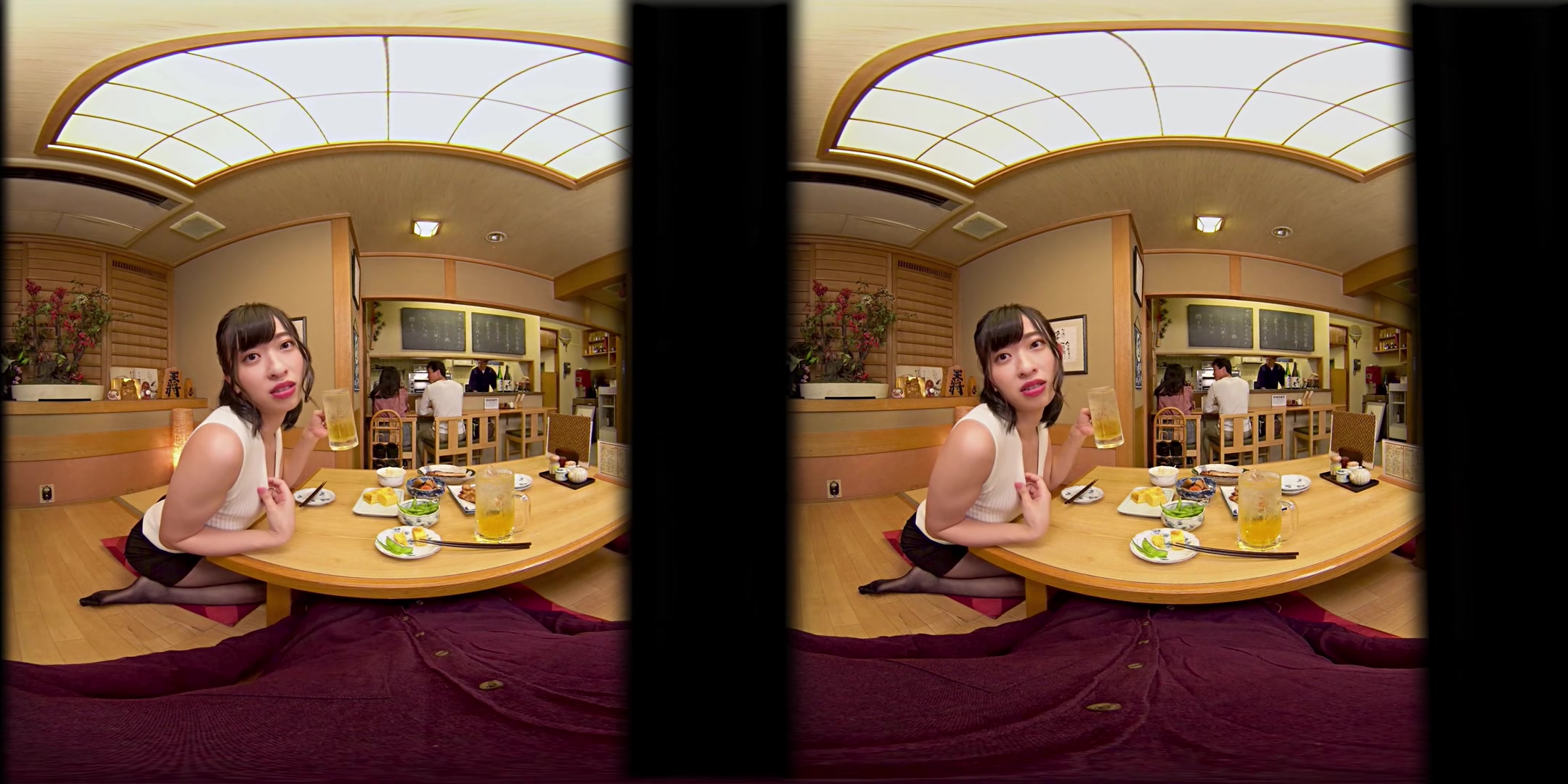 Yuno Mizusawa - My Favorite Senpai in My Parents' Room - VRJapaneseidolsParty