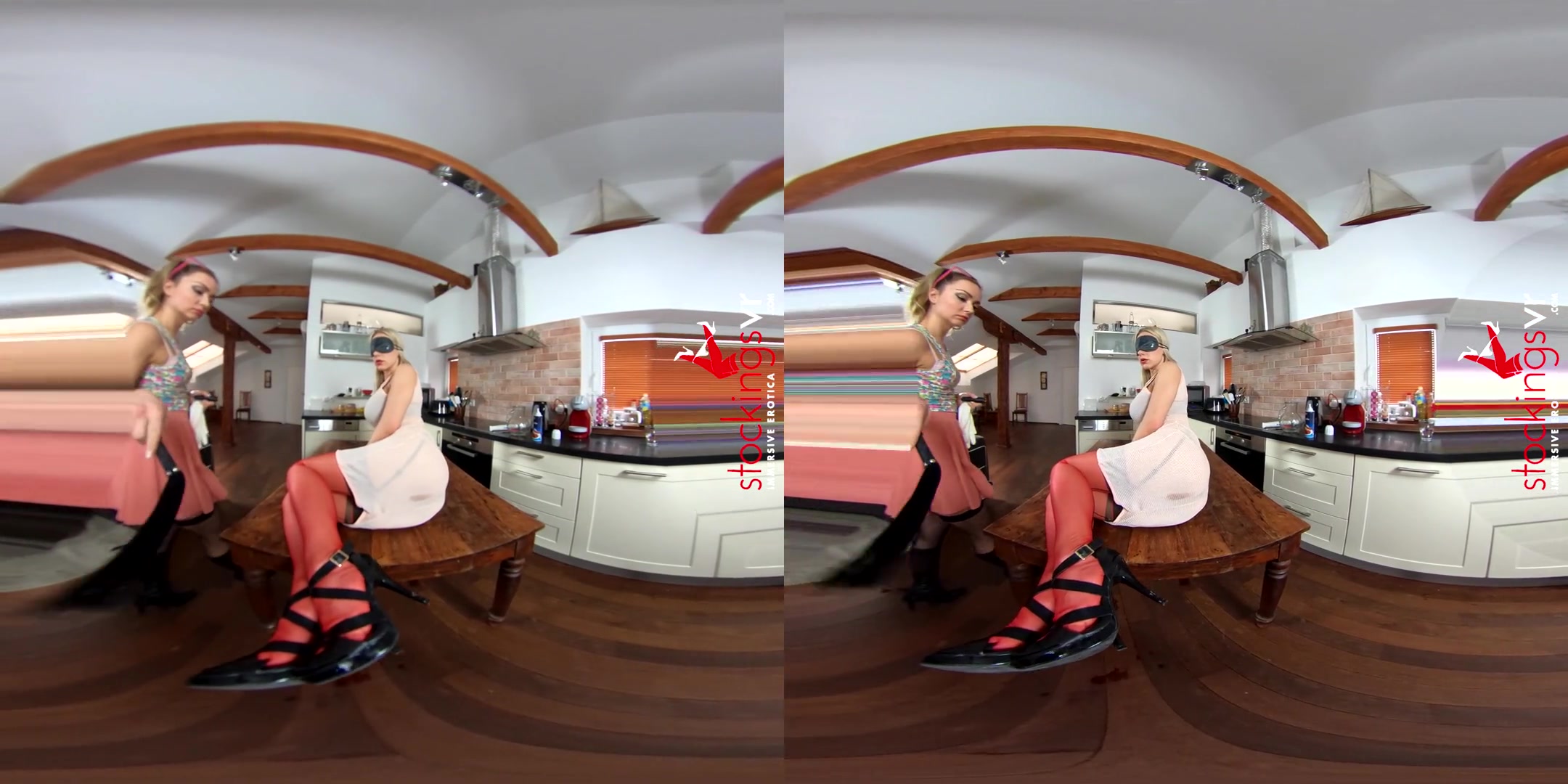 Natalie Cherie & Victoria Puppy in Bitch With A Whip - StockingsVR