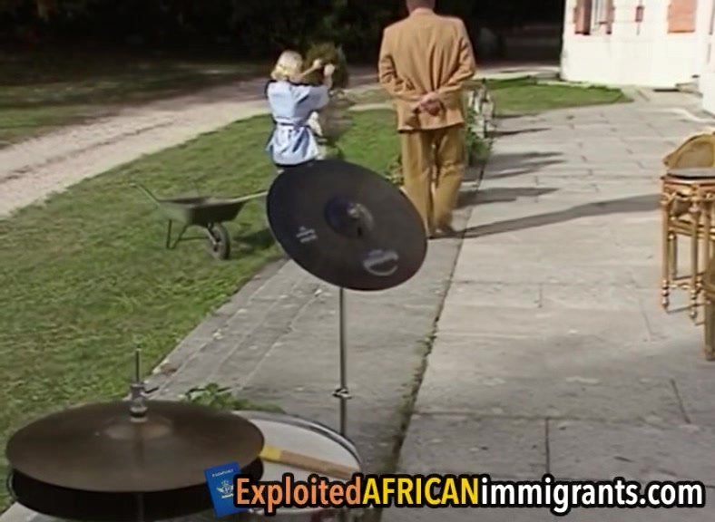 Vintage interracial threesome