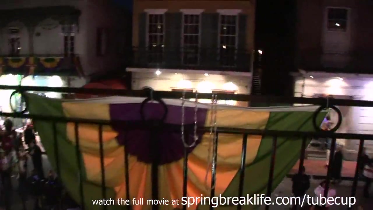SpringBreakLife Video: Mardi Gras Girl Girl Makeout