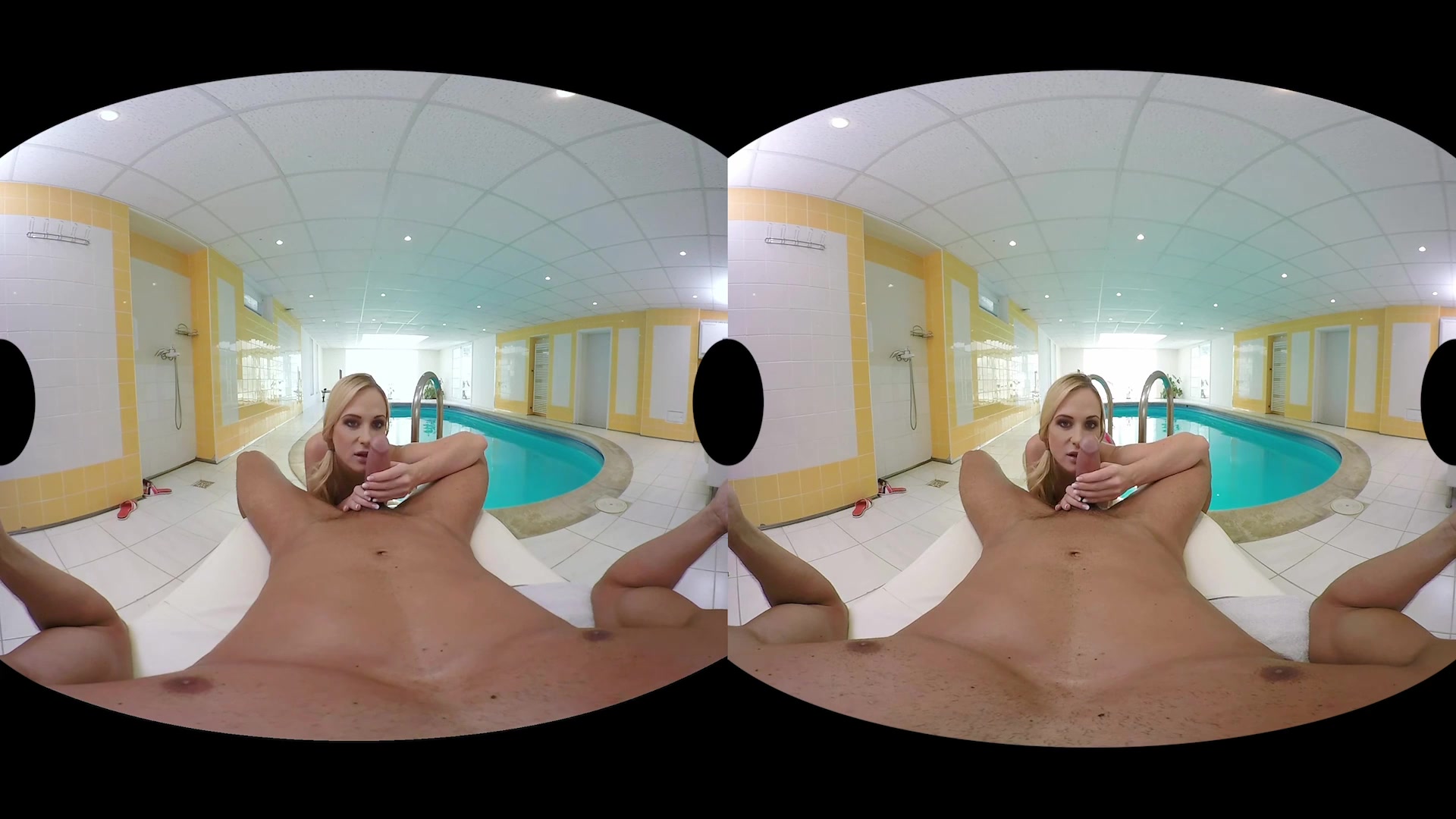 Angelo Godshack Vinna Reed in Swimming coach - VirtualRealPorn