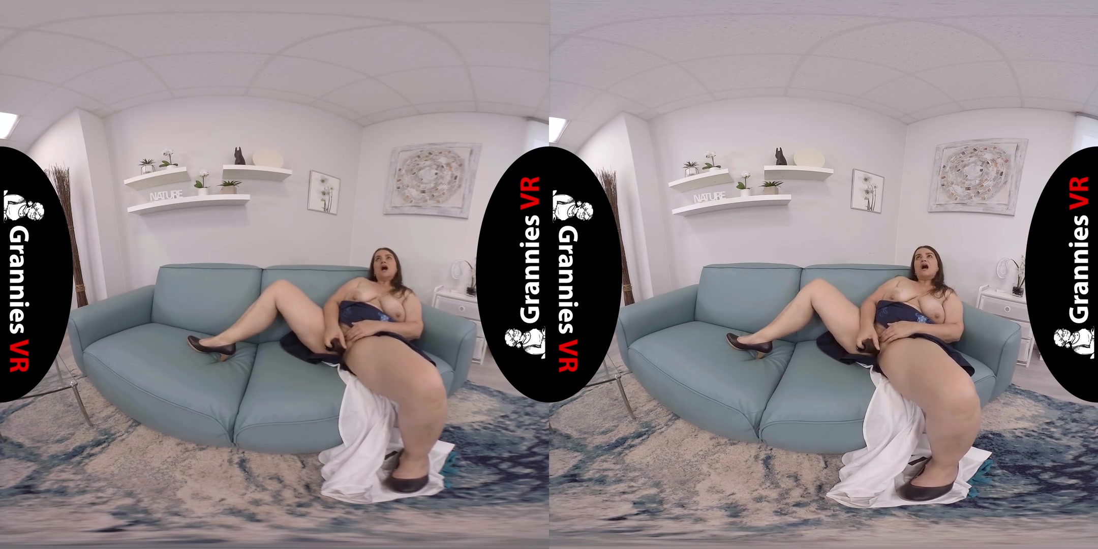 Suzane - Busty Mature Woman Enjoys a Toy; Big Tits BBW MILF