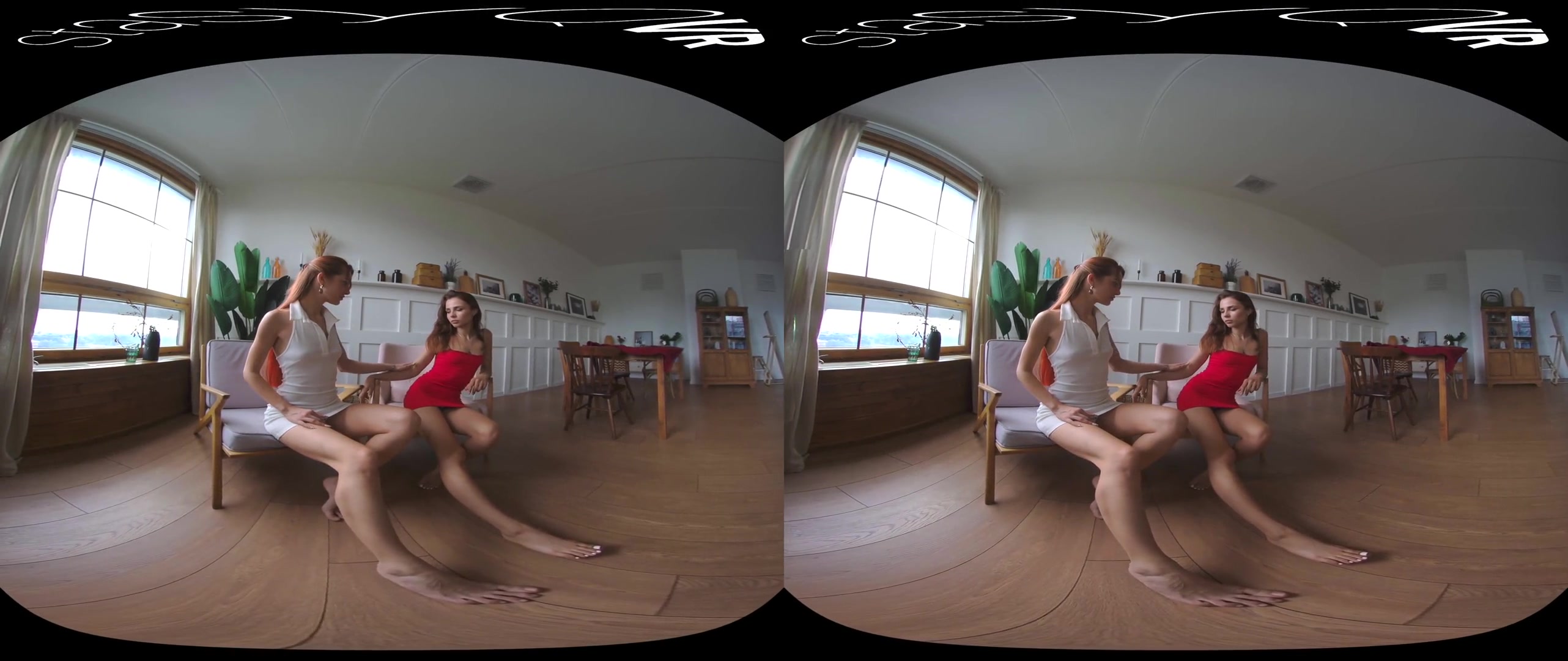 Two for One - Amazing Lesbian Striptease in High Definition 3D Porn