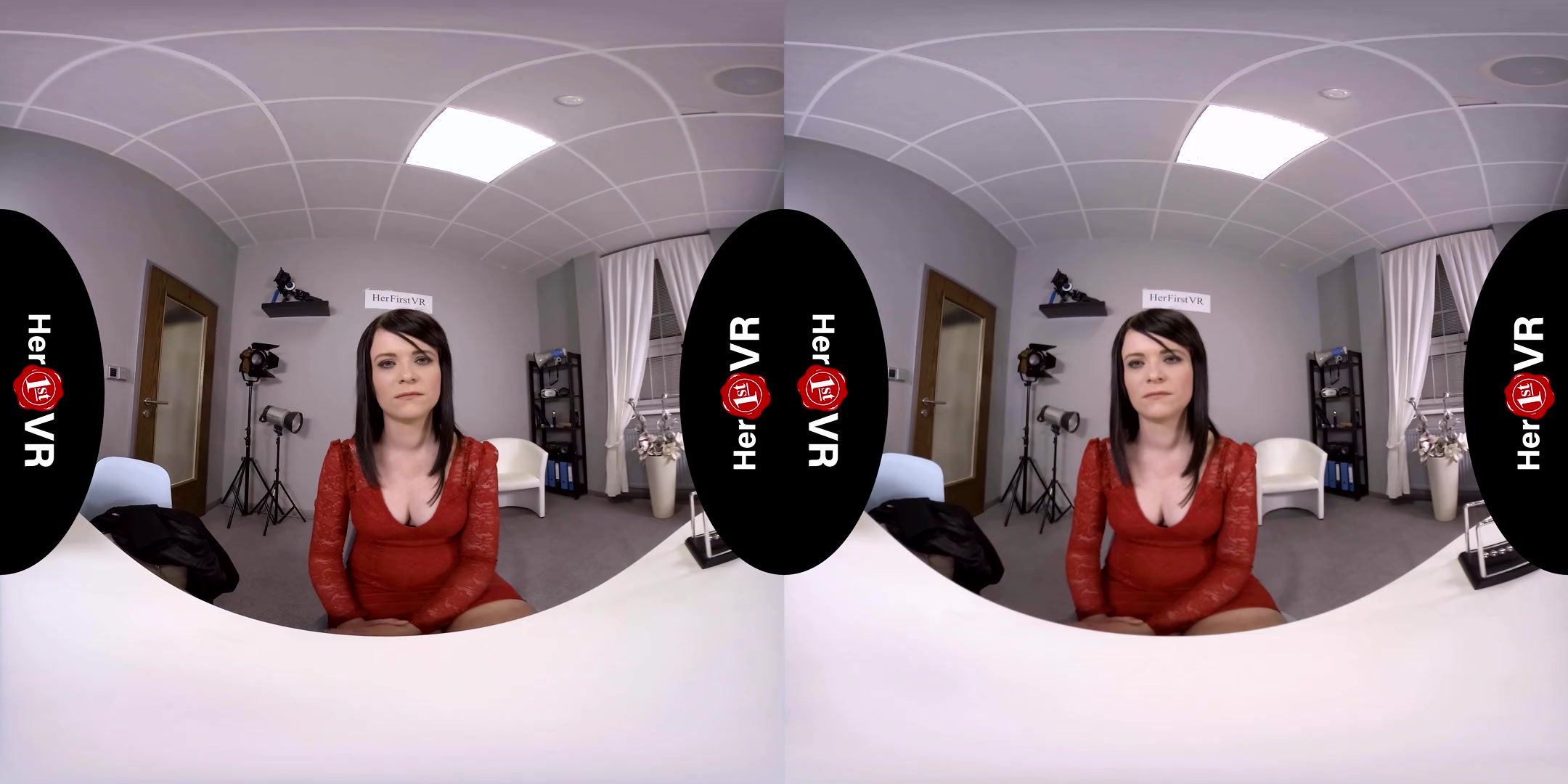 Lena King - First VR Casting - SexLikeReal