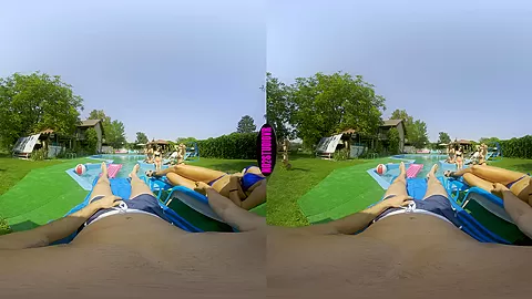 Sharing Hubby With Pool Girlfriends - No2StudioVR