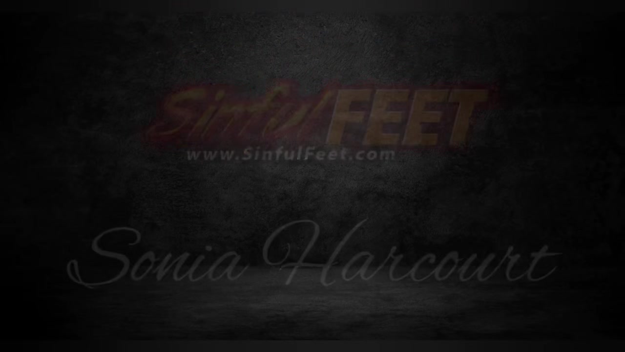 Flaming Red Head Babe Sonia Harcourt Will Talk The Cum Out Of You Onto Her Awaiting Wrinkled Soles