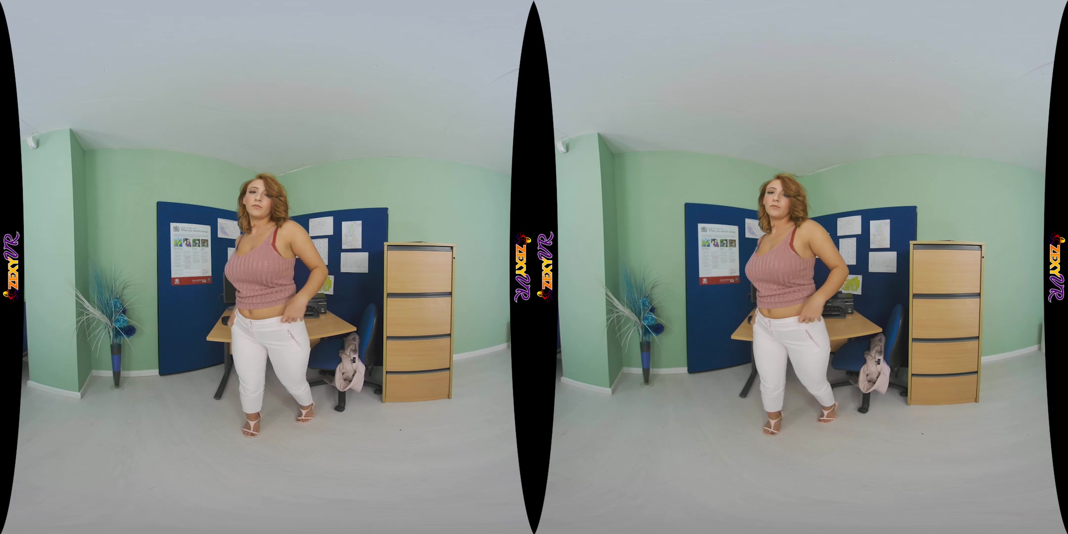 Office Boobs featuring Robyn - ZexyVR