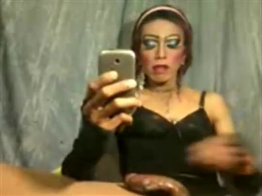Three skankty teen 18+ trannies gangbang