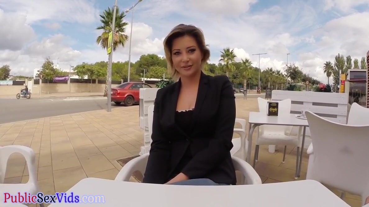 Busty Babe Publicly Pulled Gagging Before Anal