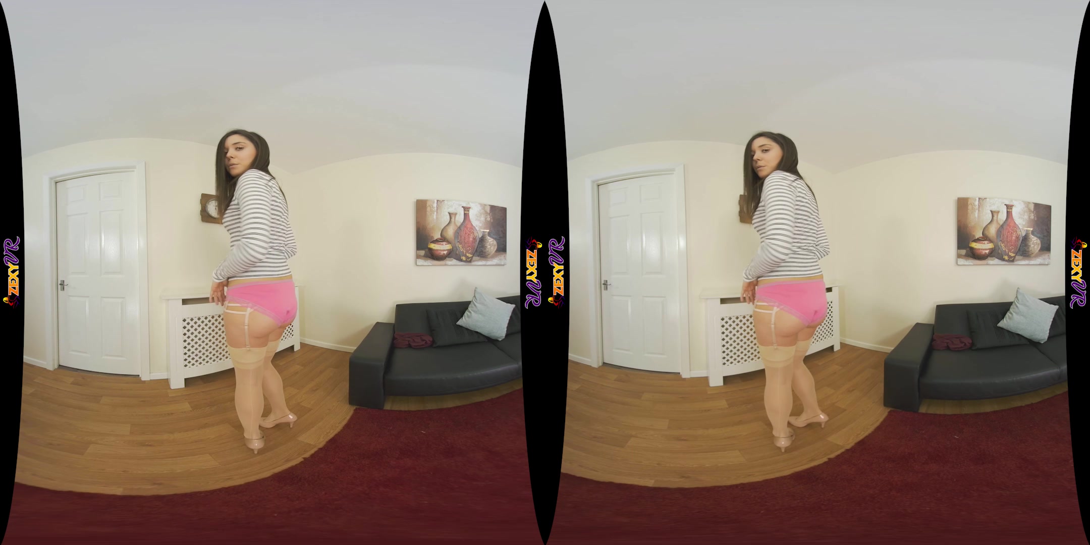 First to Strip featuring Ella Jay - ZexyVR