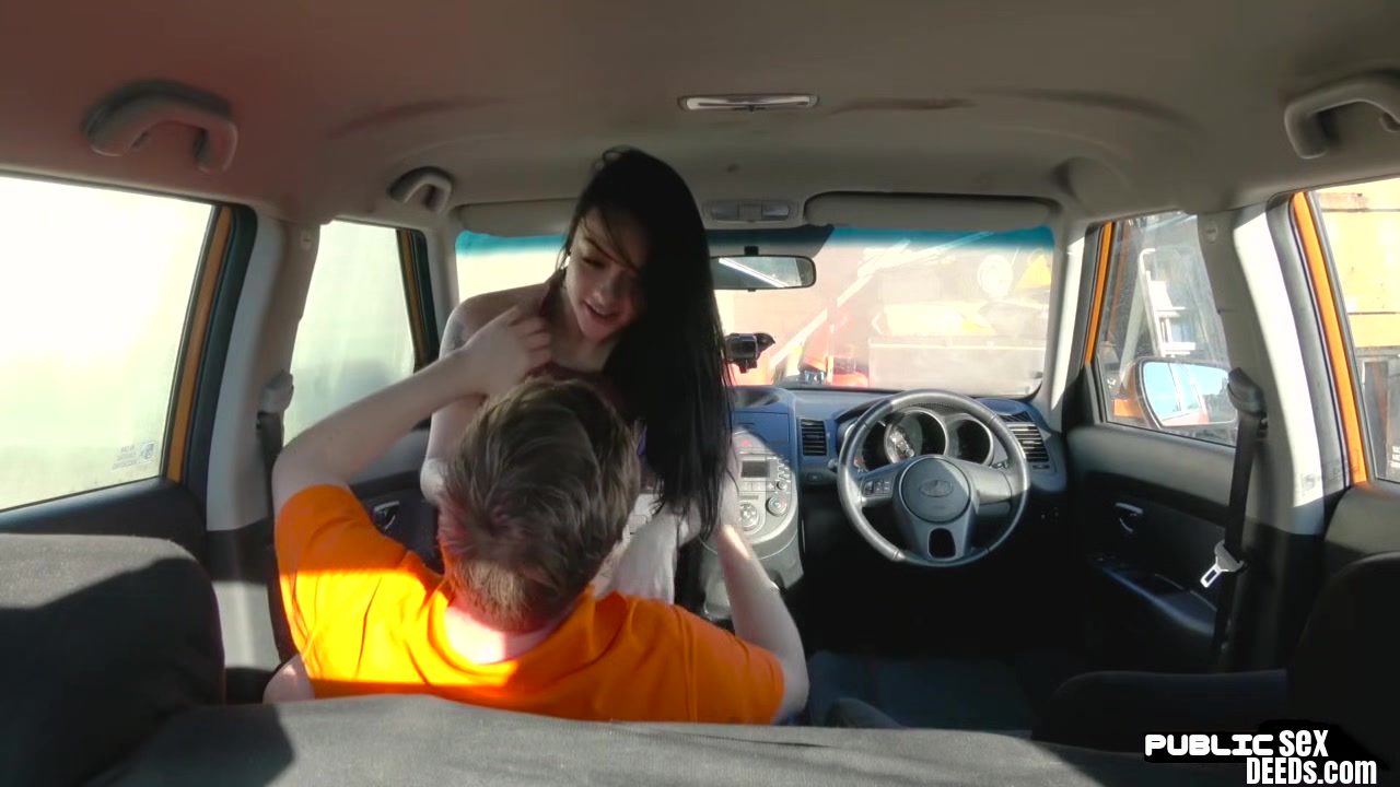Inked UK babe stuffed by tutor after driving lesson