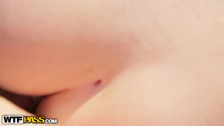Ravishing natural golden-haired group-fucked outdoors