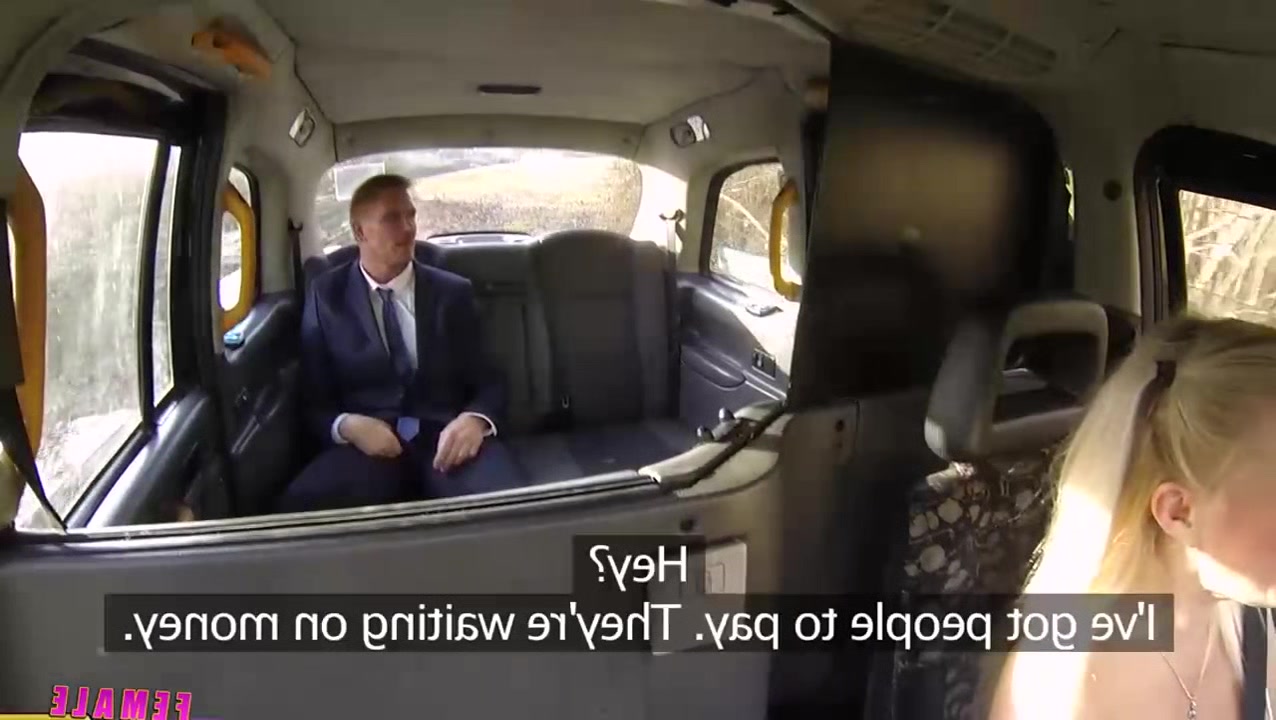 busty taxi driver fucks her client