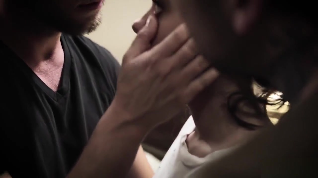 Angry stepbrothers double penetrated their stepsister