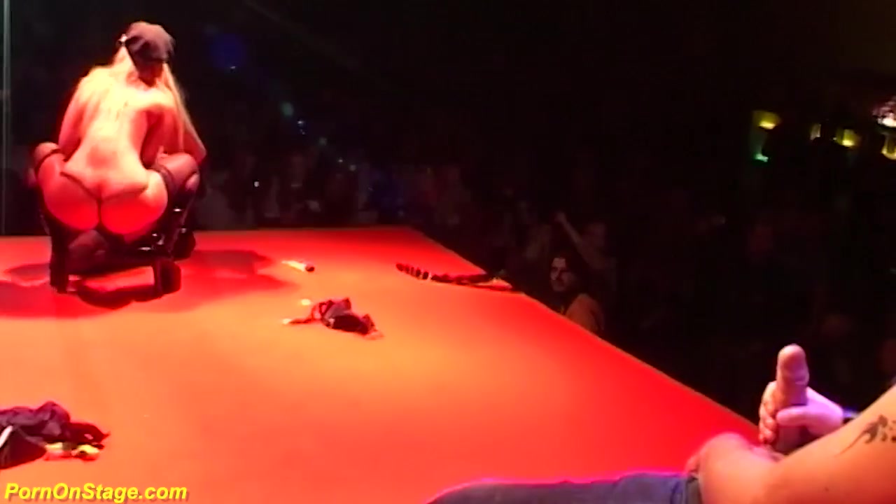 Lesbian Porn on Public Stage