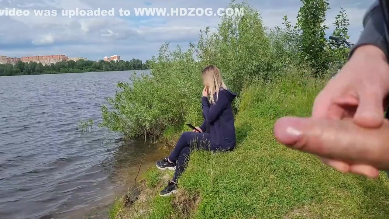 Man Flashes Cock In Public And Cumshot Near Beautiful Blonde Girl She Look How His Jerkoff Hard Dick And Cum On Her Body