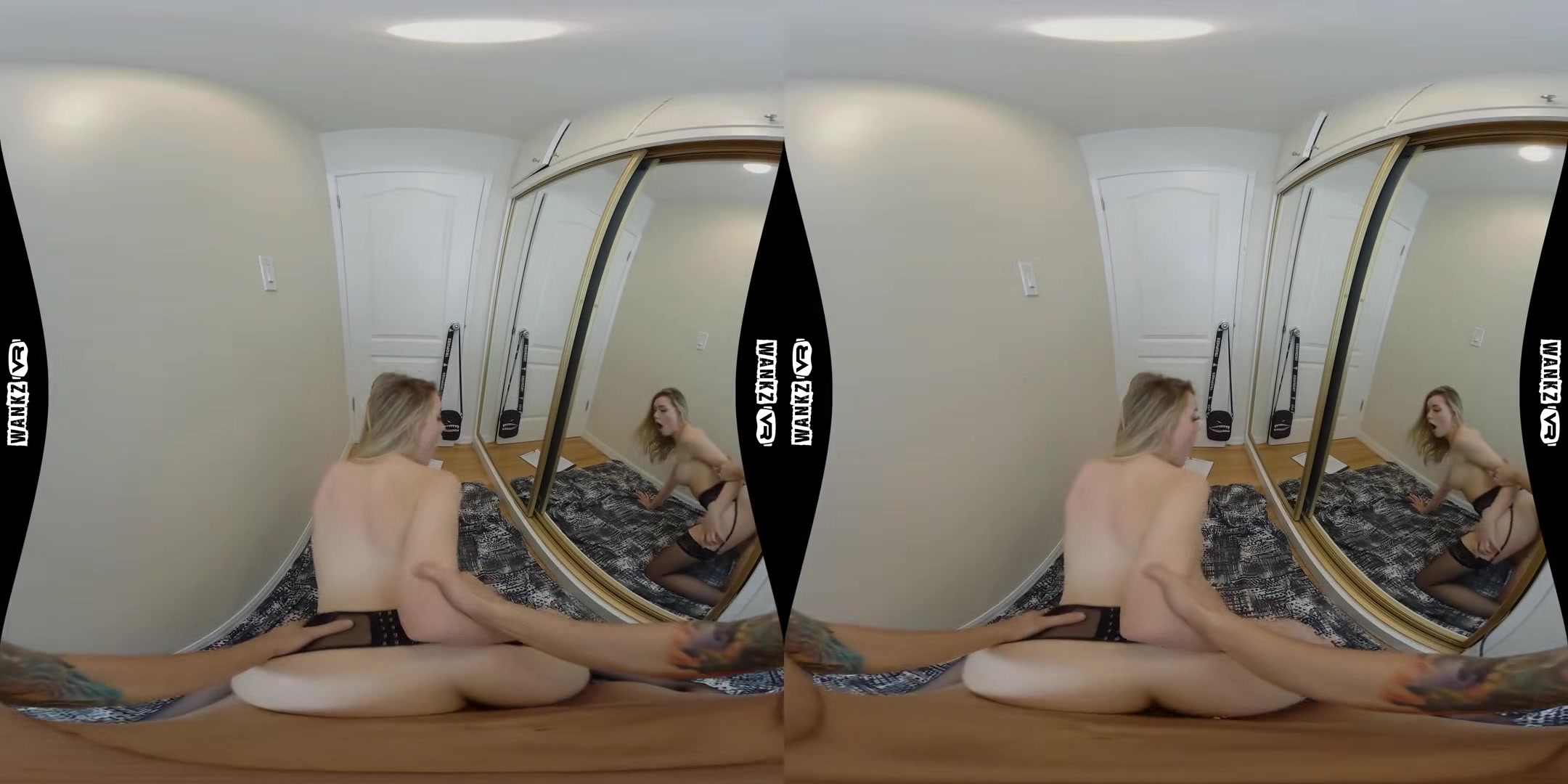 Dorm Rules - Blonde Coed Babe Fucked - WankzVR - SexLikeReal