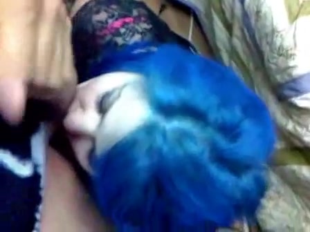 My busty emo GF blowing and fucking