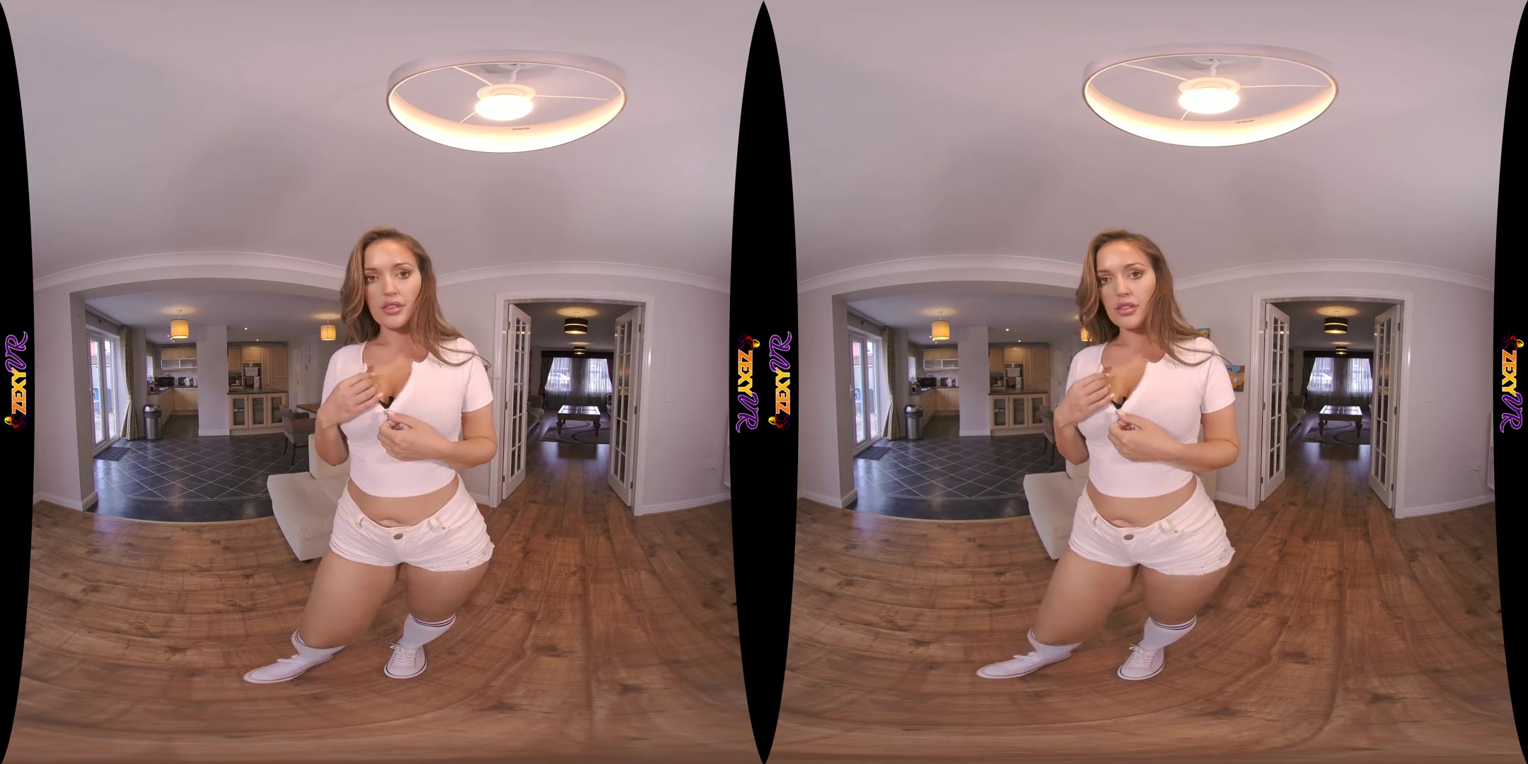 Sexy and Sporty - Busty teen 18+ Babe Stripping for You