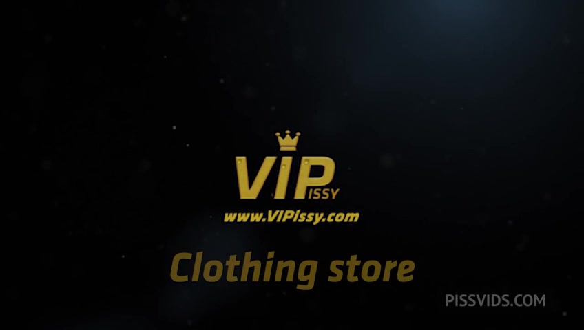 Clothing Store with Sissy , Claudia Macc by VIPissy - PissVids