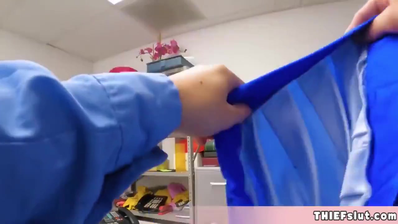 Blonde Cheerleader teen 18+ Caught Thieveing And Now Despitce Her Denial She Must Endure A Punish Fuck