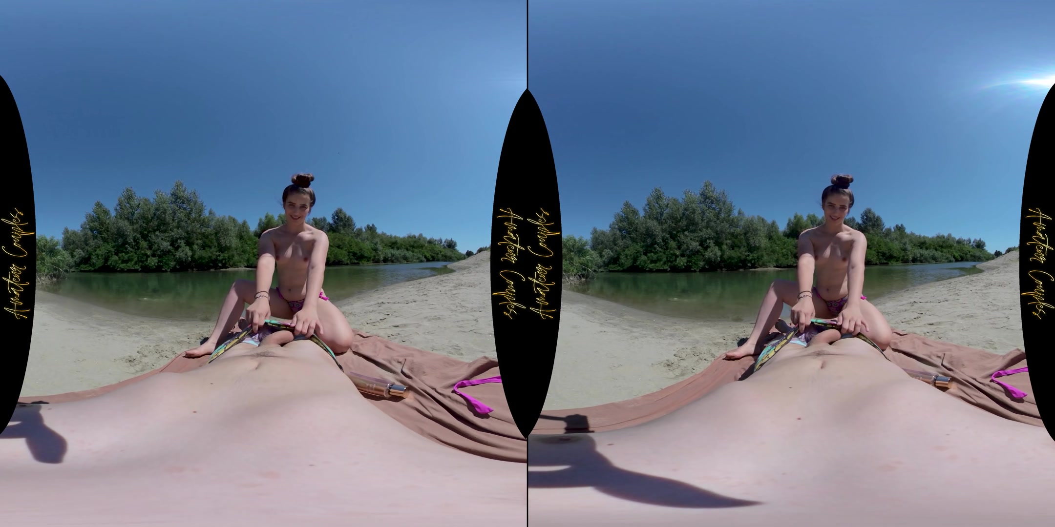 Hot Fuck by the River - AmateurCouplesVR