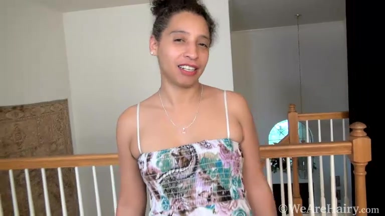 Divine is relaxing as she strips naked and relaxes - WeAreHairy