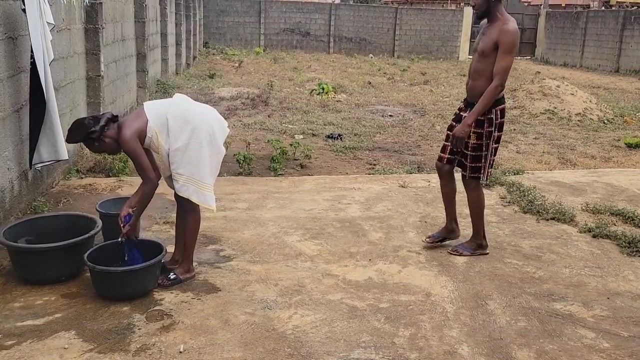 Nasty Bitch Almost Get Caught Cheating On Her Husband With Her Neighbour
