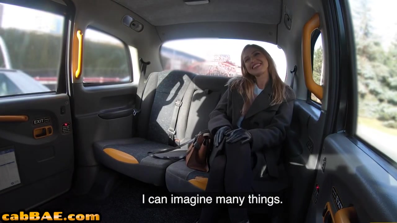 Cab bae fucked by big cock driver in wet pussy hole