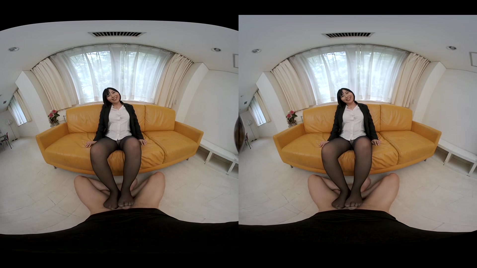 Steamy Black Pantyhose Beauty Cums With A Gigantic Piston - Japanese Milf Jav Vr Pov