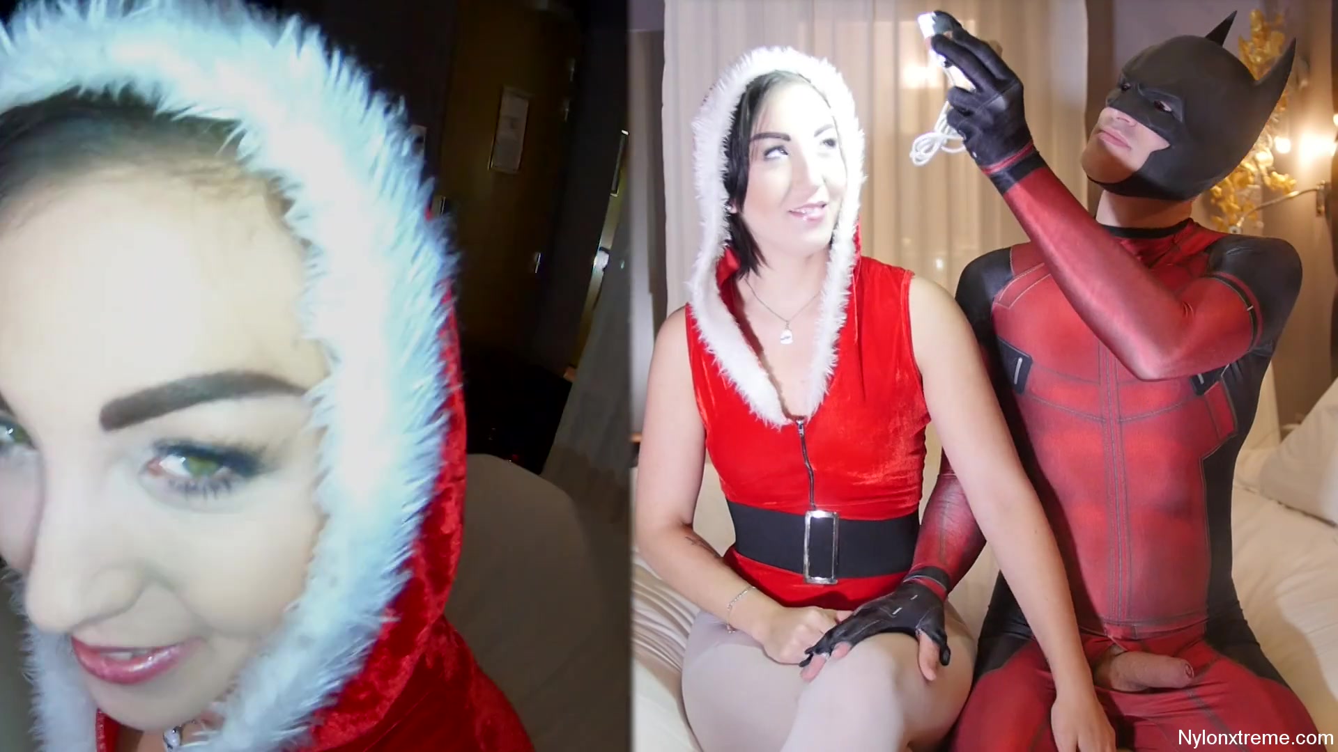 142 Nora Luxia Christmas Santa Girl Fucked Pantyhose - Sex Movies Featuring Sexy Tights