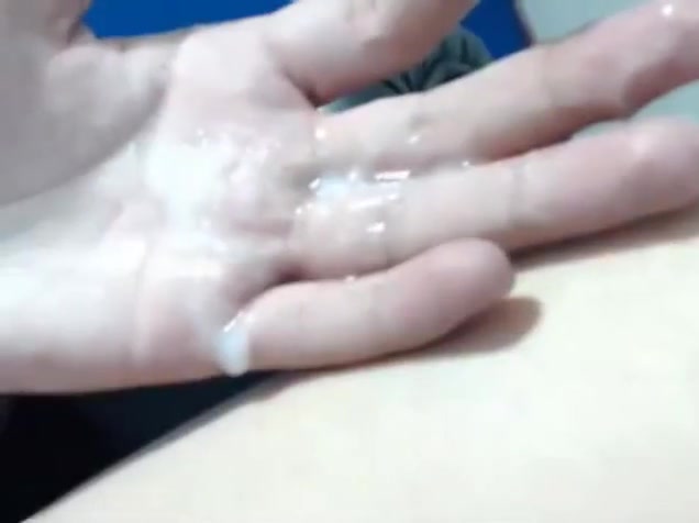 hot shemale jerks and cums
