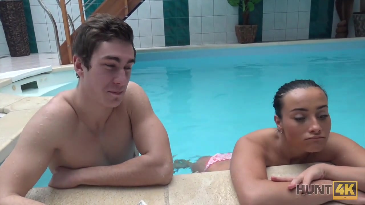 HUNT4K. Hunter picked up slut Anna Rose for nice sex in private pool