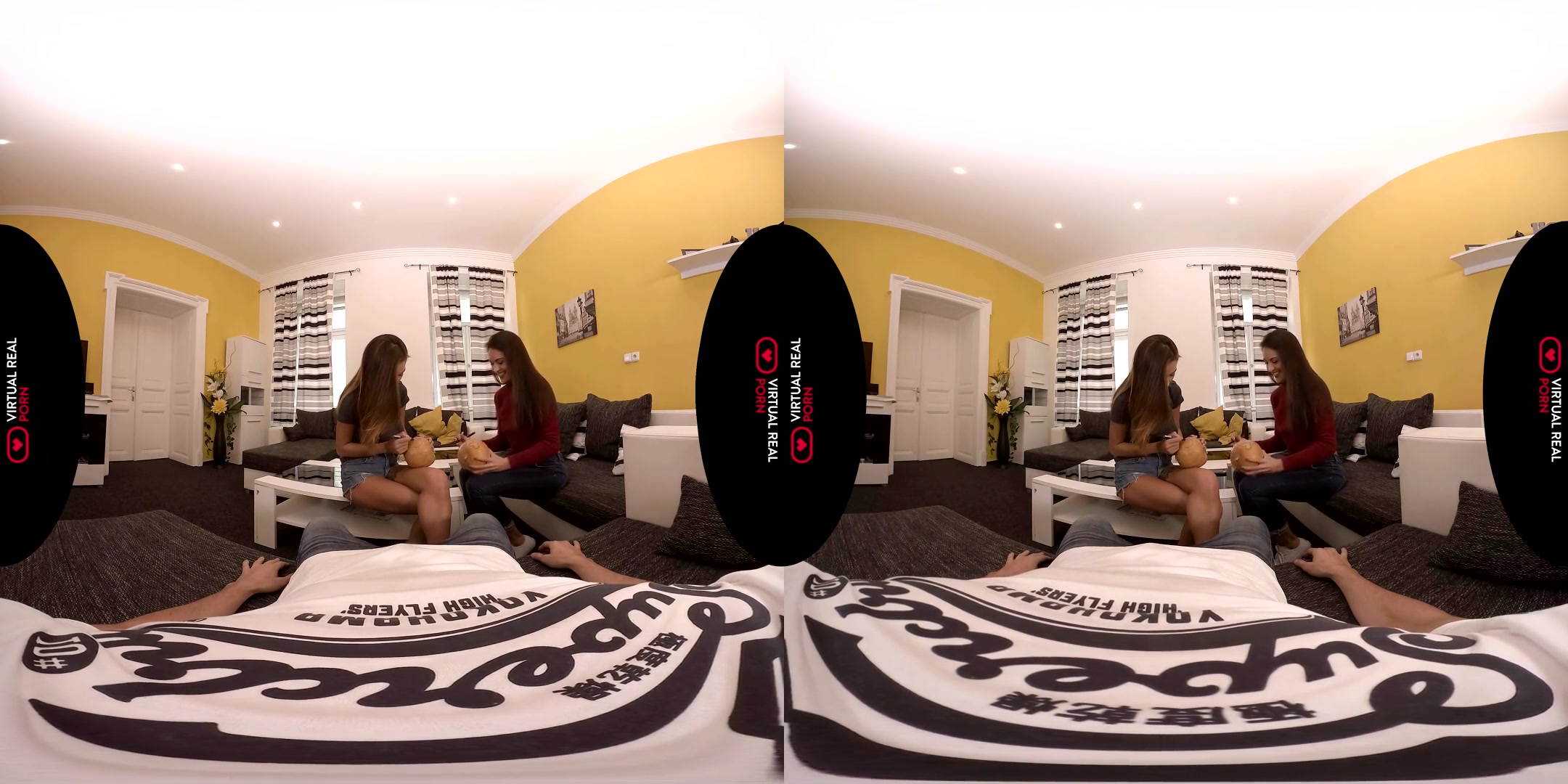 Carolina Abril & Liya Silver in Pumpkin Contest - VirtualRealPorn