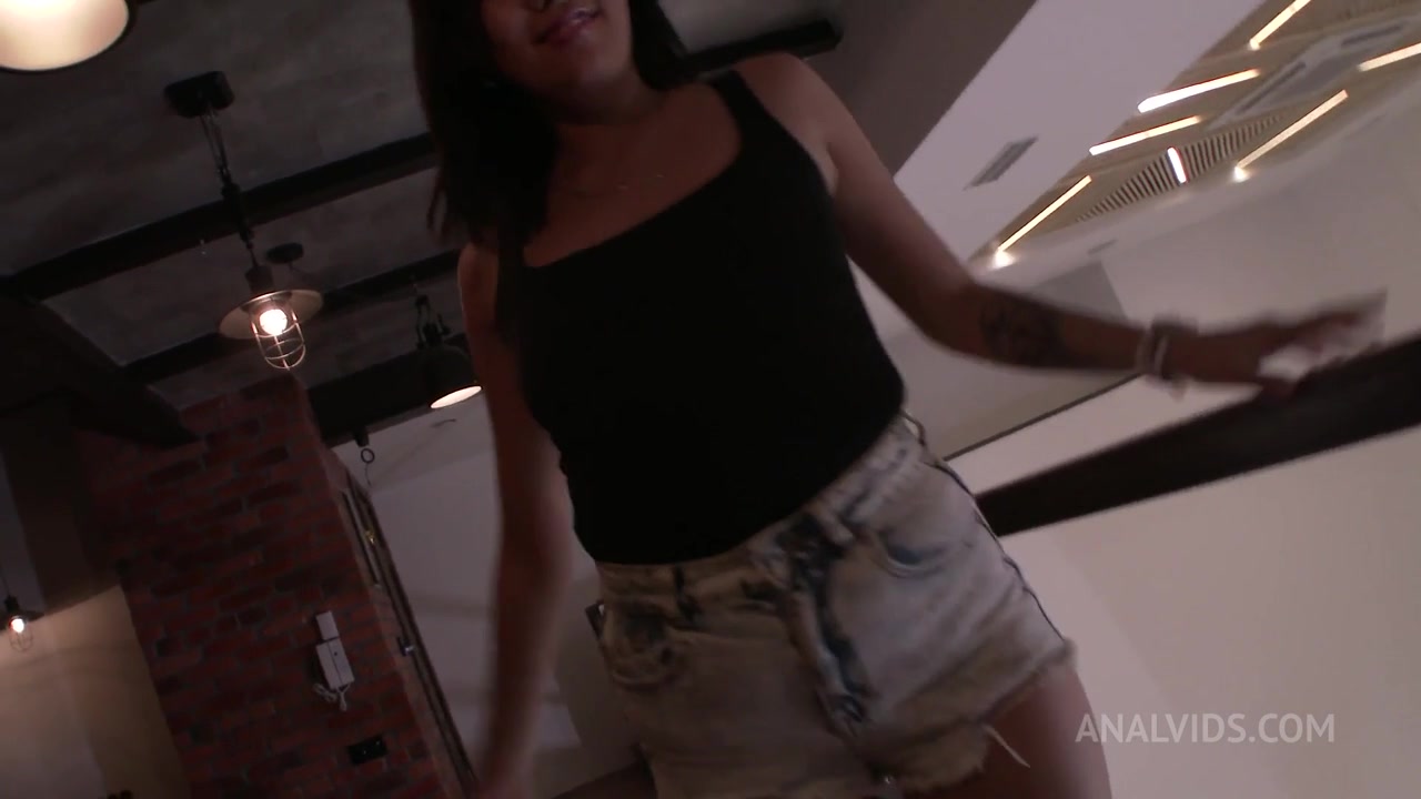 Asian cute teen 18+ Malika takes in the ass big cock Mr. Anderson + deepthroat + powerful cum on face VK020 - AnalVids