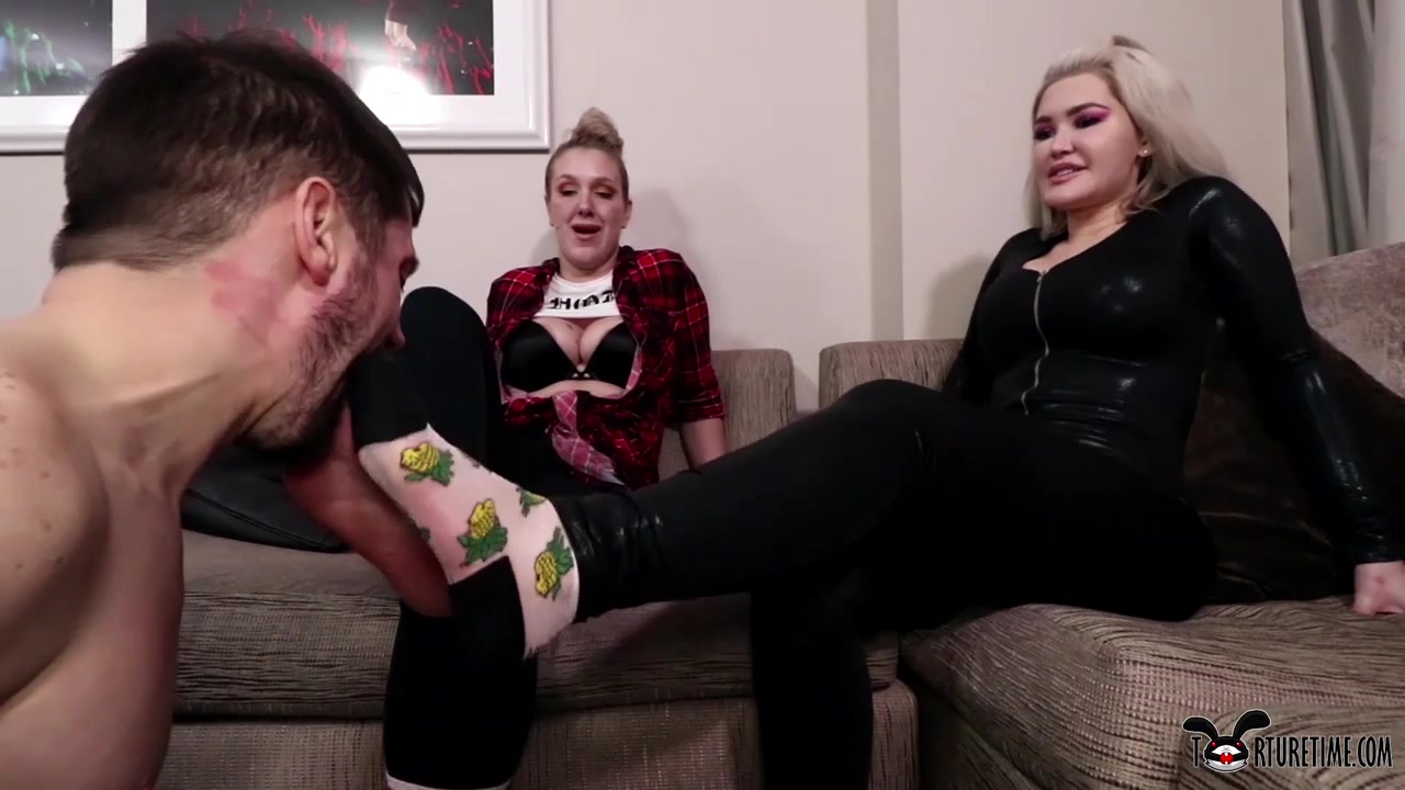 Violet Doll & Breton MacQueen & Slave Fluffy in Avn Creeper Gets The Violet Doll And Breton Macqueen Treatment - KINK