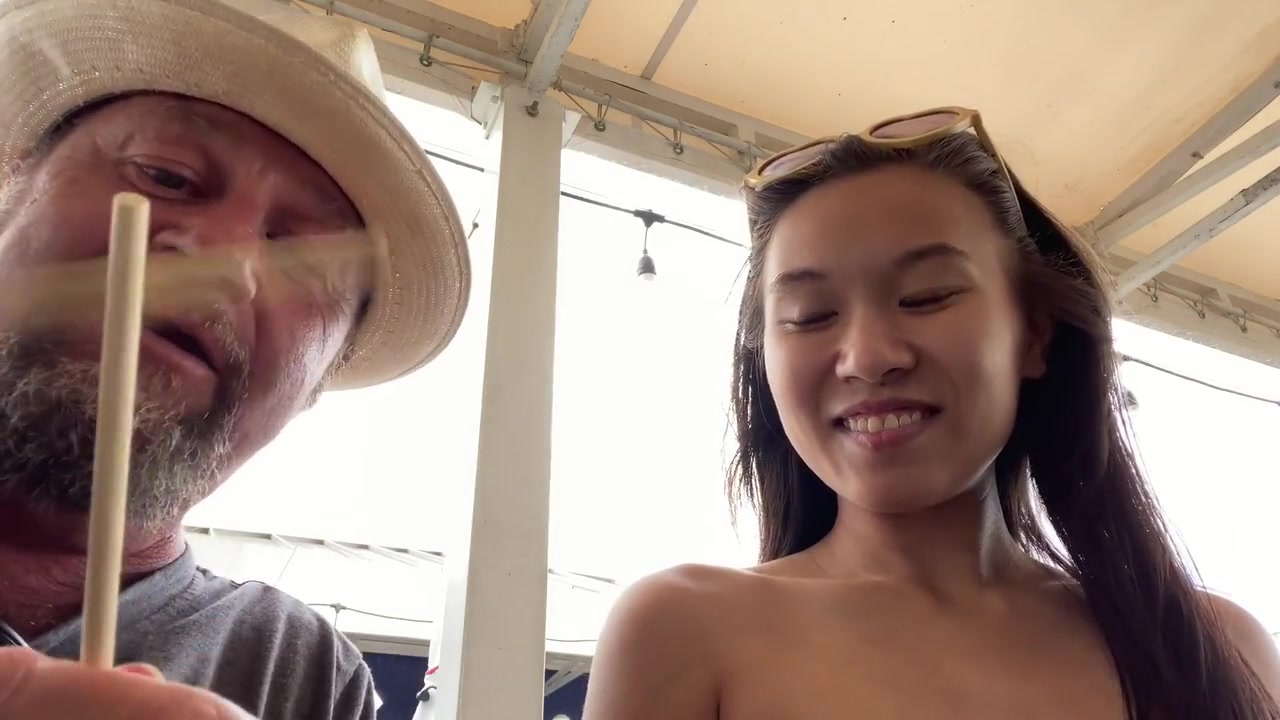 Petite Asian Gets Pussy Licked Mouth And Pussy Stuffed Hard By Original On Boat